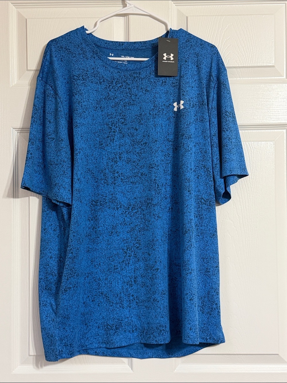 Under Armour Men’s Blue Speckled Performance Short Sleeve Tee